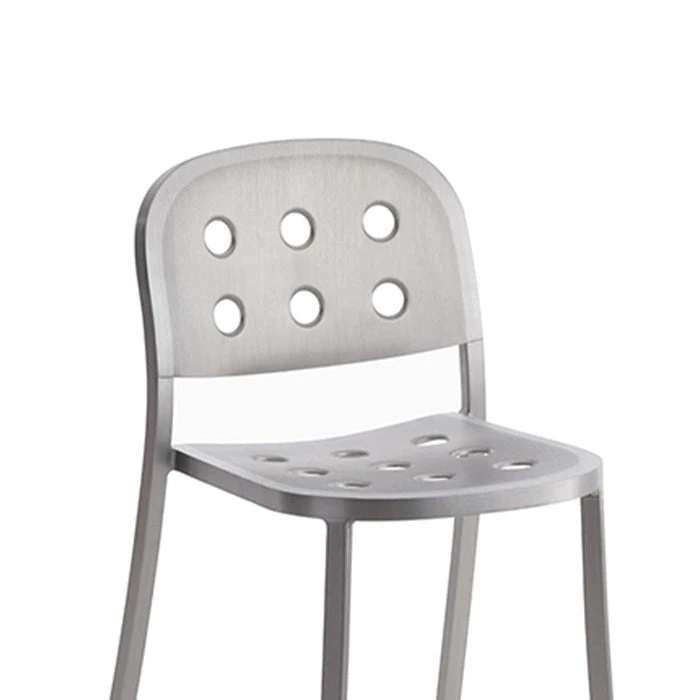 Emeco 1 Inch Aluminum Stacking Chair 4 Emeco 1 Inch Aluminum Stacking Chair - Image 2