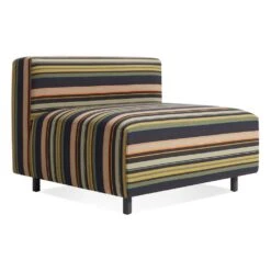 9 Yard Outdoor Armless Lounge Chair 10 9 Yard Outdoor Armless Lounge Chair -Chair Store 9YardOutdoorArmlessLoungeChair BluDot CA Modern Home SunbrellaStripe 1