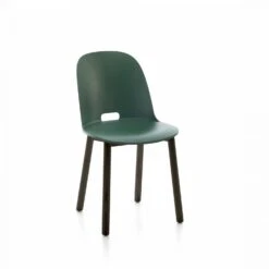 Emeco Alfi High-Back Chair -Chair Store Alfi High Back Chair Dark Ash Green