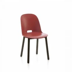 Emeco Alfi High-Back Chair -Chair Store Alfi High Back Chair Dark Ash Red