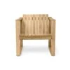 BK11 Lounge Chair -Chair Store BK11 Lounge Chair CarlHansen CA Modern Home Teak Untreated