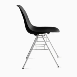 Eames Molded Plastic Side Chair With Stacking Base