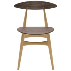 Wegner CH33T Chair -Chair Store Carl Hansen Wegner CH33T Chair CA Modern Home Oak Frame Walnut Seat Back Lacquered
