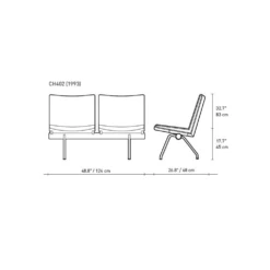 Ch402 Chair -Chair Store Ch402Chair CarlHansen CA Modern Home dia