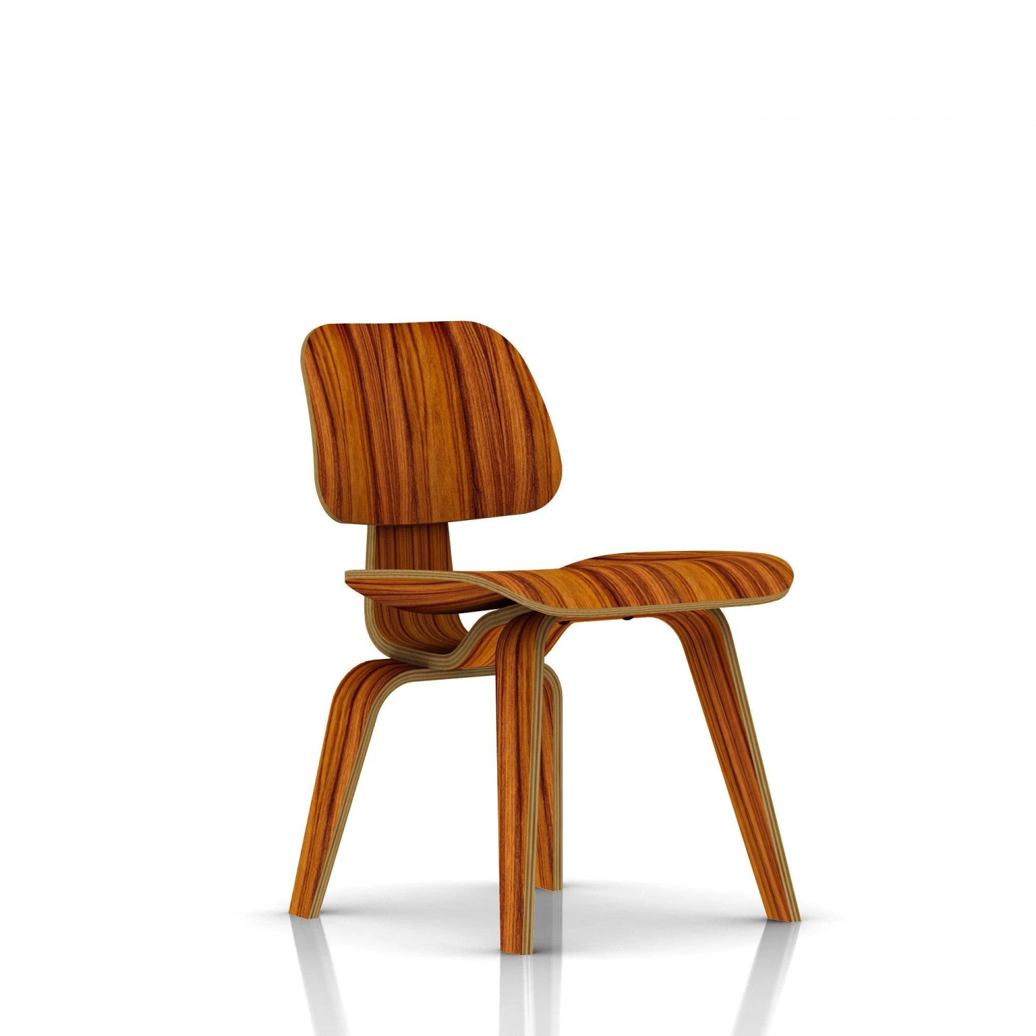 Eames Molded Plywood Dining Chair With Wood Base 3 Eames Molded Plywood Dining Chair With Wood Base