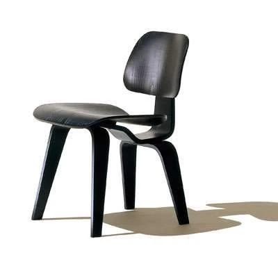 Eames Molded Plywood Dining Chair With Wood Base 4 Eames Molded Plywood Dining Chair With Wood Base - Image 2