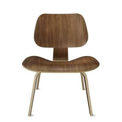 Eames Molded Plywood Dining Chair With Wood Base 5 Eames Molded Plywood Dining Chair With Wood Base - Image 3