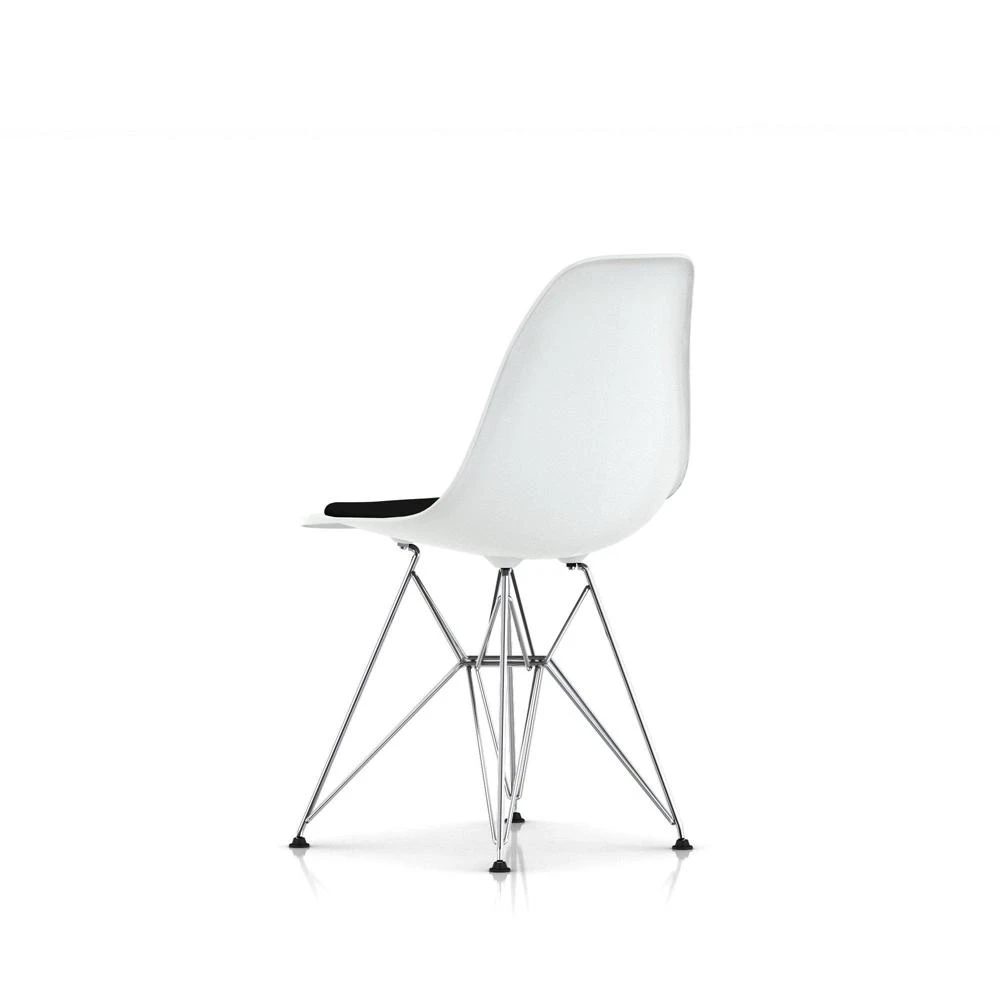 Eames Molded Wire Base Side Chair With Seat Pad 4 Eames Molded Wire Base Side Chair With Seat Pad - Image 2