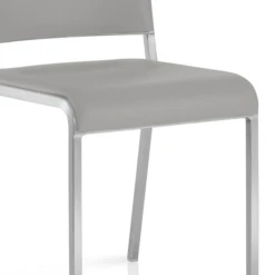 Emeco 20-06 Arm Chair -Chair Store Fabric Light Grey Seat Pad
