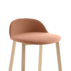 Emeco Alfi Low-Back Chair -Chair Store Fabric Maharam Mode Blush 021 605b21f4 0db5 4c47 8027 e33ee5600343