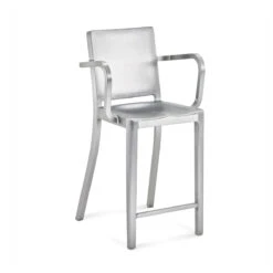 Emeco Hudson Counter Stool With Arms