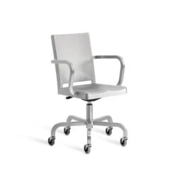 Emeco Hudson Swivel Arm Chair