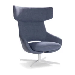 Kalm Swivel Metal Base Lounge Chair & Ottoman -Chair Store Kalm Swivel Metal Base Lounge Chair grey 6fd1c9a5 22f1 4c4b a0a5 39a74095b3ea