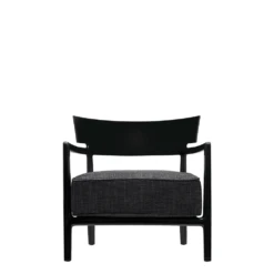 Kartell Cara Solid Lounge Chair -Chair Store Kartell Cara Soli Lounge Chair Black Anthracite CA Modern Home