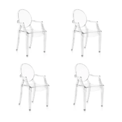 Kartell Louis Ghost 4-Pack Fire Resistant