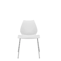 Kartell Maui Side Chair Set Of 2 16 Kartell Maui Side Chair Set Of 2 -Chair Store Kartell Maui Side Chair Set of 2 Chrome Zinc White CA Modern Home