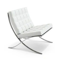 Barcelona Chair 30 Barcelona Chair -Chair Store Knoll Barcelona Chair Volo White CA Modern Home