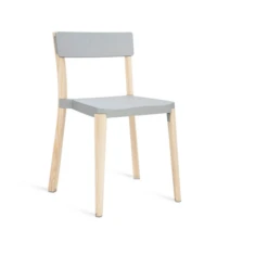 Emeco Lancaster Stacking Chair -Chair Store Lancaster Stacking Chair CA Modern Homes Light Wood Frame Light Grey