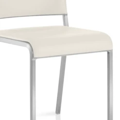 Emeco 20-06 Arm Chair -Chair Store Leather Alternative White Seat Pad