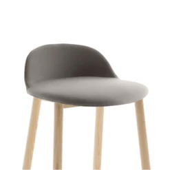 Emeco Alfi Low Back Chair With Aluminum Base 32 Emeco Alfi Low Back Chair With Aluminum Base -Chair Store Low Back Fabric Maharam Mode Sycamore 008