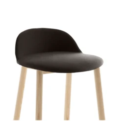 Emeco Alfi Low Back Chair With Aluminum Base 36 Emeco Alfi Low Back Chair With Aluminum Base -Chair Store Low Back Leather Spinneybeck Volo Black