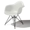 Eames Molded Plastic Arm Chair Wire Base