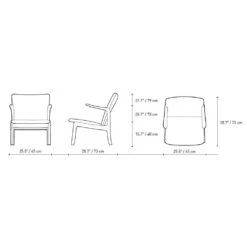 OW124 Beak Chair -Chair Store OW124BeakChair CarlHansen CA Modern Home dia