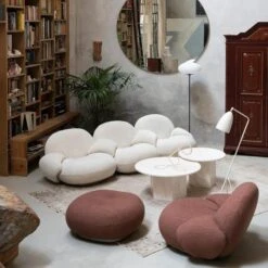 Gubi Pacha Lounge Chair With Armrests