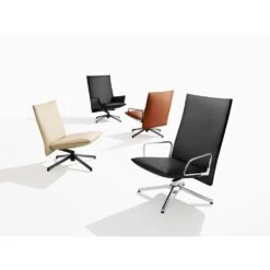 Pilot High Back Lounge Chair With Upholstered Arms -Chair Store PilotHighBackLoungeChairWithUpholsteredArms Knoll CA Modern Home 2