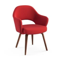 Saarinen Executive Arm Chair With Wood Legs -Chair Store Saarinen Executive Arm Chair with Wood Legs 6
