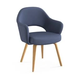 Saarinen Executive Arm Chair With Wood Legs -Chair Store Saarinen Executive Arm Chair with Wood Legs 68