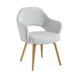Saarinen Executive Arm Chair With Wood Legs -Chair Store Saarinen Executive Arm Chair with Wood Legs 69