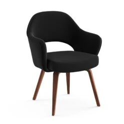 Saarinen Executive Arm Chair With Wood Legs -Chair Store Saarinen Executive Arm Chair with Wood Legs 8