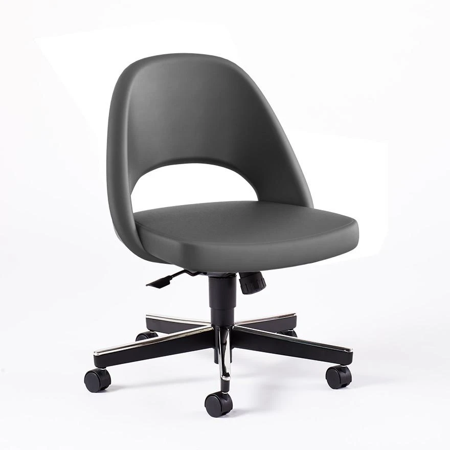 Saarinen Executive Armless Chair With Swivel Base 17 Saarinen Executive Armless Chair With Swivel Base - Image 15