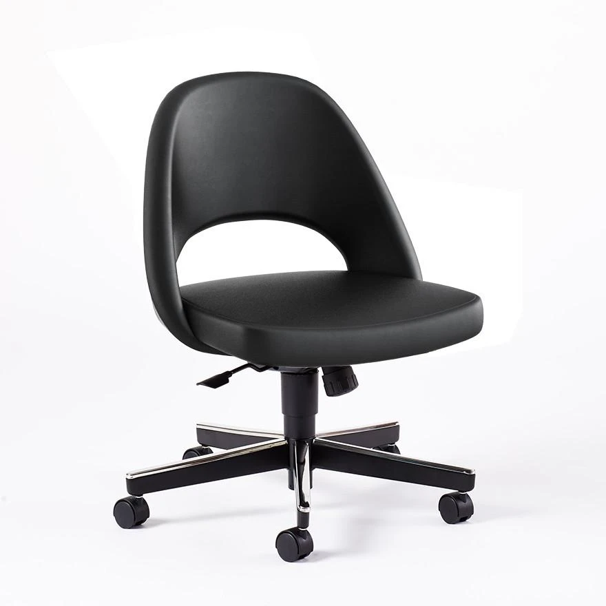 Saarinen Executive Armless Chair With Swivel Base 19 Saarinen Executive Armless Chair With Swivel Base - Image 17