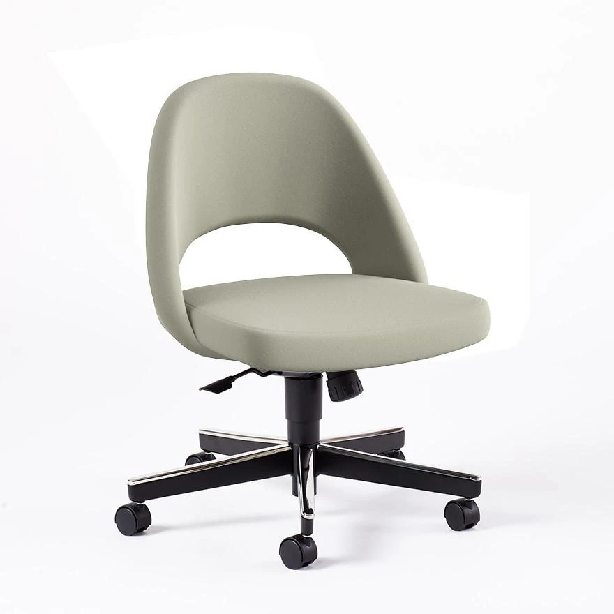 Saarinen Executive Armless Chair With Swivel Base 9 Saarinen Executive Armless Chair With Swivel Base - Image 7