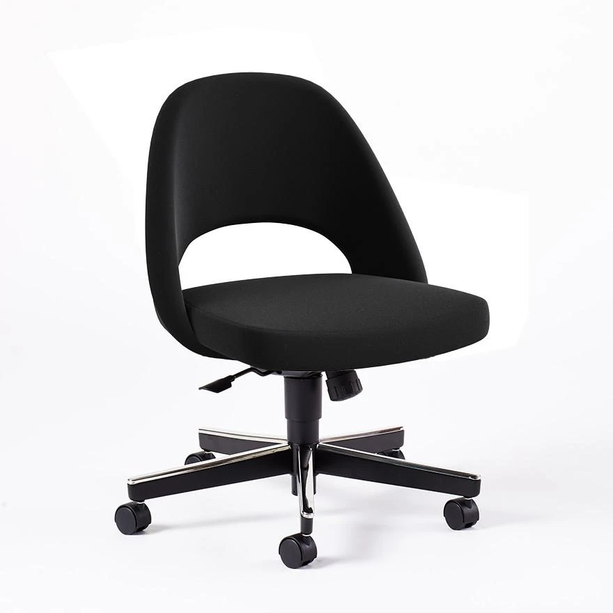 Saarinen Executive Armless Chair With Swivel Base 12 Saarinen Executive Armless Chair With Swivel Base - Image 10