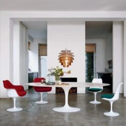 Saarinen Tulip Armless Chair - Upholstered -Chair Store Saarinen Tulip Side Chair Upholstered 3