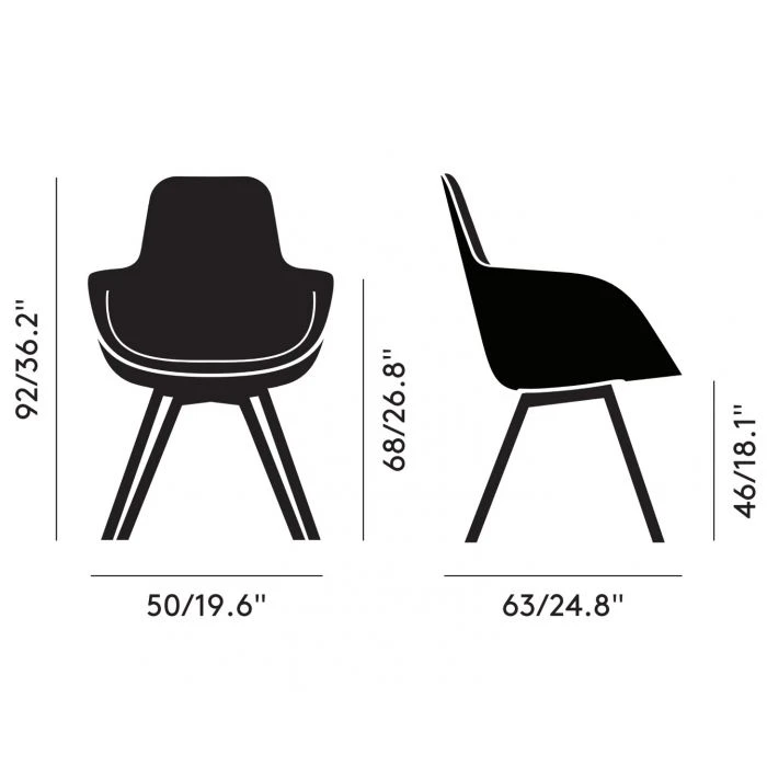 Tom Dixon Scoop High Chair Back With Wood Legs 18 Tom Dixon Scoop High Chair Back With Wood Legs - Image 16