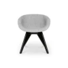 Tom Dixon Scoop Low ChairWith Wood Legs