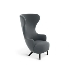 Tom Dixon Wingback Chair -Chair Store Tom Dixon Scoop Wing Back Black Oak Leg Hallingdal 65 0130 CA Modern Home
