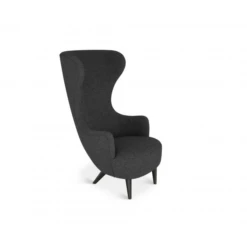 Tom Dixon Wingback Chair -Chair Store Tom Dixon Scoop Wing Back Black Oak Leg Hallingdal 65 0180 CA Modern Home
