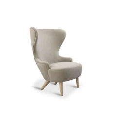 Tom Dixon Wingback Micro Chair -Chair Store Tom Dixon Wingback Micro Chair Natural Leg Divina Melange 3 0227 CA Modern Home