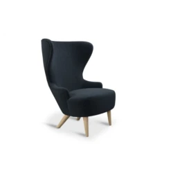 Tom Dixon Wingback Micro Chair -Chair Store Tom Dixon Wingback Micro Chair Natural Leg Melange Nap 0791 CA Modern Home