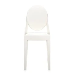 Kartell Victoria Ghost Set Of 2 -Chair Store Victoria Ghost Kartell CA Modern Home Glossy White