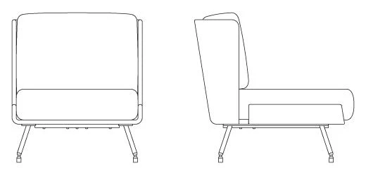 Architecture & Associés Residential Lounge Chair 6 Architecture & Associés Residential Lounge Chair - Image 4