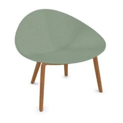 Adell 4 Leg Wood Lounge Chair With Fully Upholstered