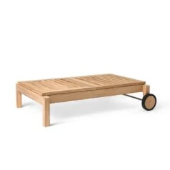 AH604 Outdoor Lounger Daybed -Chair Store ah604 outdoor lounger daybed CarlHansen CA Modern Home teak 2
