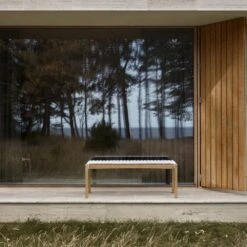 AH912 Outdoor Table/Bench -Chair Store ah912 outdoor table bench CarlHansen CA Modern Home teak 4