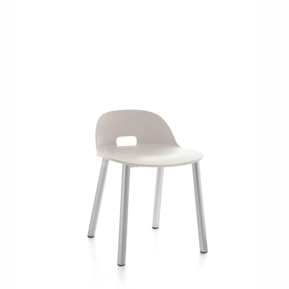 Emeco Alfi Low Back Chair With Aluminum Base 3 Emeco Alfi Low Back Chair With Aluminum Base